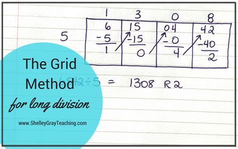 Long Division With Grid Worksheetsr Worksheetscity