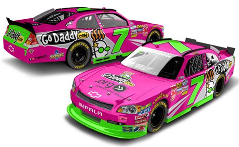 2012 Danica Patrick #7 GoDaddy.com Pink Diecast