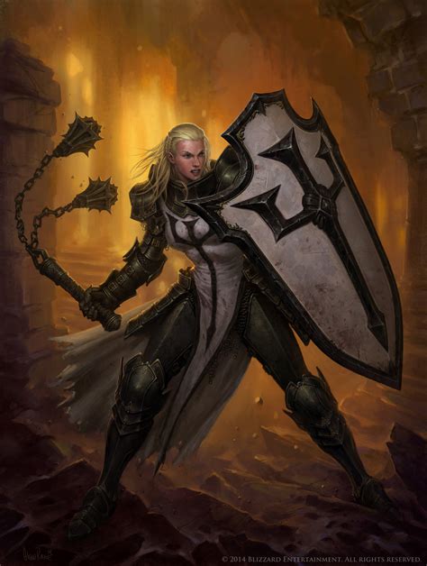 Artstation Diablo 3 Female Crusader