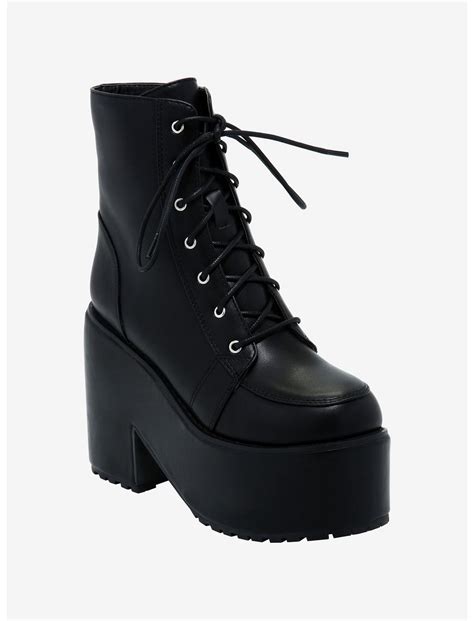 Black Platform Boots Hot Topic