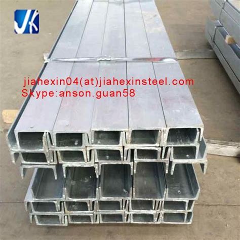 Structural Steel U Channel Hot Dipped Galvanized Steel Channelid