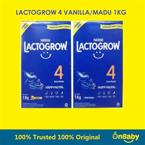 Jual Nestl Lactogrow Vanilla Susu Anak Tahun Box Kg Shopee