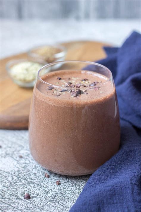 Chocolate Peanut Butter Smoothie Perfect Protein Rich Breakfast