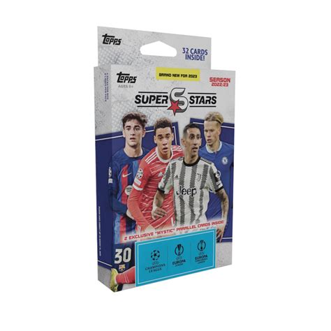 Topps Uefa Champions League Superstars Cards Hanger Box