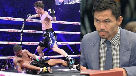 Así reaccionó Manny Pacquiao a la victoria de Naoya Inoue Es especial