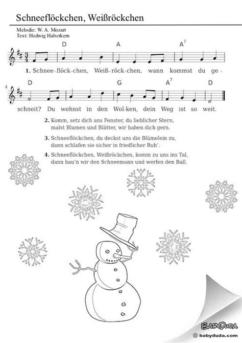 Snowflakes White Snowflakes BabyDuda Christmas Carols