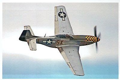 P-51 Mustang Fighter-Bomber Aircraft WW II & Korean War Plane -- Modern ...