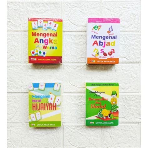 Jual Flashcard Seri Boardbook Ape Abjad Angka Huruf Hijaiyah Wudhu