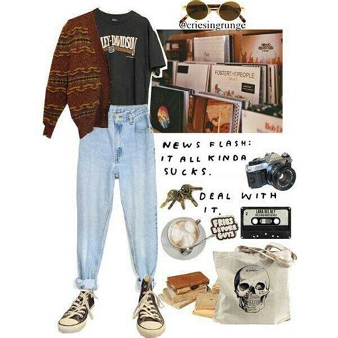 Pin De Esti Penny Em OUTFITS Grunge Look Roupas Roupas Vintage