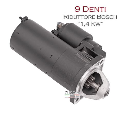 Motorino Avviamento 9 Denti 105 115 116 162 1 4 Kw Riduttore