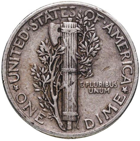 Монета США 10 центов (дайм, one dime) 1944 стоимостью 1116 руб.