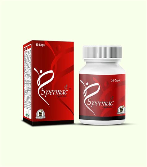 Spermac Capsules Sperm Count Booster Male Fertility Supplements