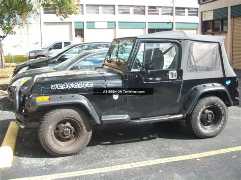 1993 Jeep Wrangler 4 0l 5 Speed 4x4 Yj