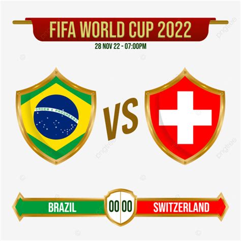 Brazil Vs Switzerland World Cup 2022 Brazil Vs Switzerland Flag