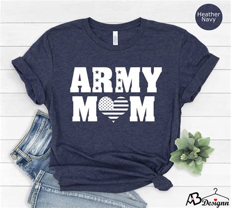 Army Mom T Shirt Army Mom Shirt Army Mom Ts Military Mom Etsy