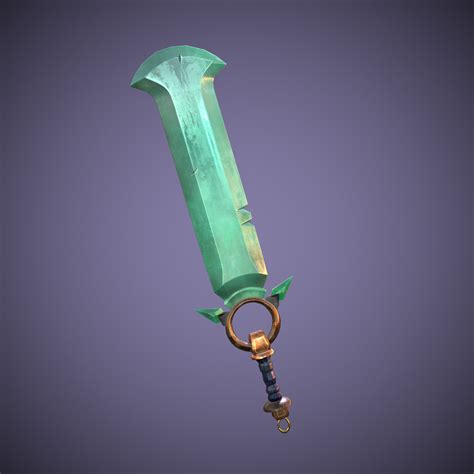 Artstation Stylized Crystal Sword