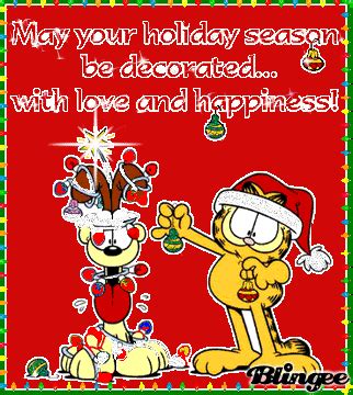 Garfield and odie Christmas Picture #79424042 | Blingee.com