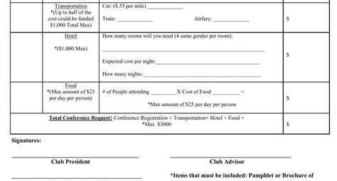 Funding Request Form Fill Out Printable Pdf Forms Online