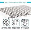 Candure Cast Iron Cleaner Stainless Steel X Inch Chainmail Scrubber