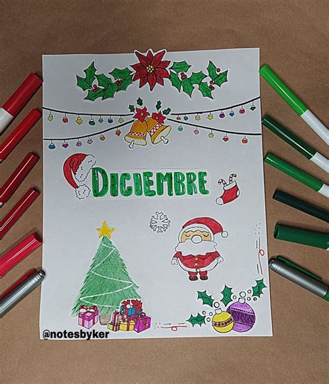 Portada De Diciembre Portadas De Diciembre Diciembre Tarjeta Navideña