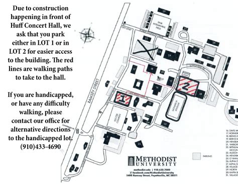 Fayetteville State University Campus Map