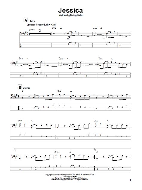 Jessica Sheet Music Direct