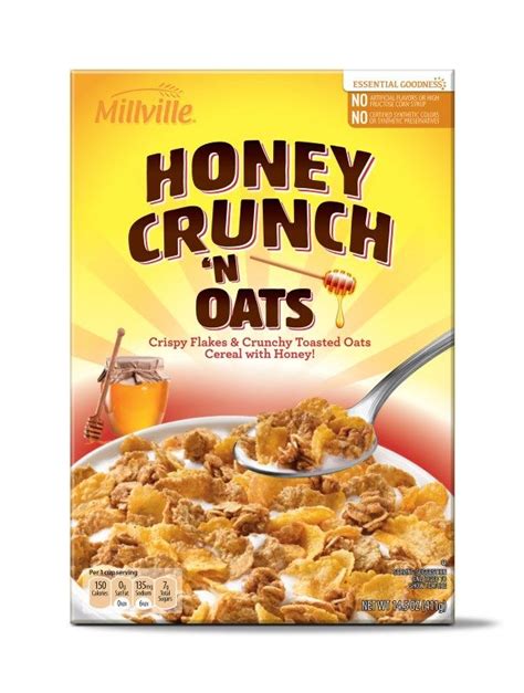 Millville Honey Crunch N Oats Cereal Aldi Exclusive Millville Honey