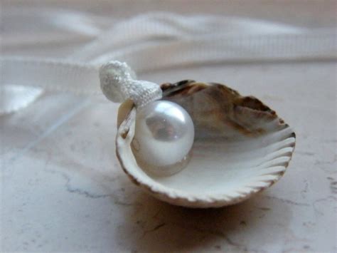 Sea Shell + Pearl Necklace · How To Make A Shell Necklace · Jewelry ...