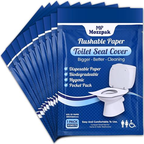 Sfopord Xl 100pcs Toilet Seat Covers Disposable Flushable Paper Toilet Seat Cover