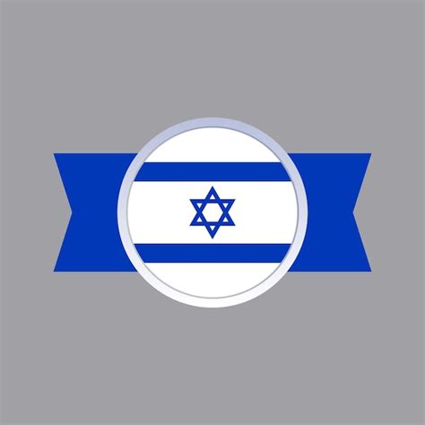 Premium Vector Illustration Of Israel Flag Template