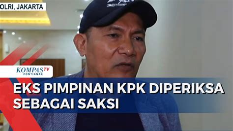 Polisi Periksa Eks Pimpinan Kpk Terkait Kasus Pemerasan Firli Bahuri