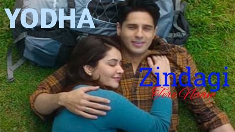 YODHA Zindagi Tere Naam Song Sidharth Malhotra Raashii Khanna