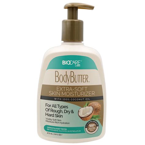 Biocare Body Butter Extra Soft Skin Moisturizer With 100 Coconut Oil