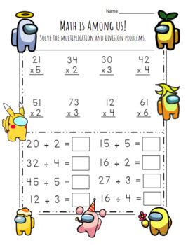 Among Us Worksheets