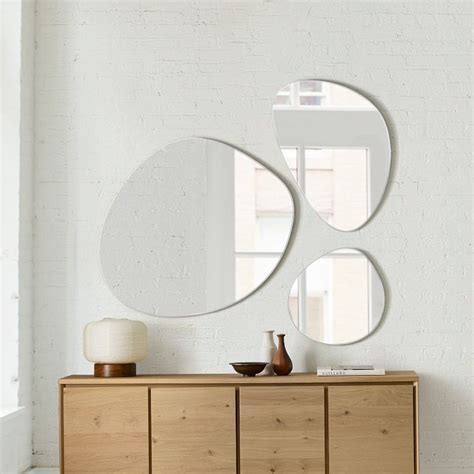 Fenny Frameless Tear Drop Wall Mirrors West Elm