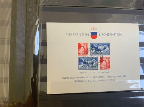 Briefmarken Liechtenstein Block ET 0 Kaufen Auf Ricardo