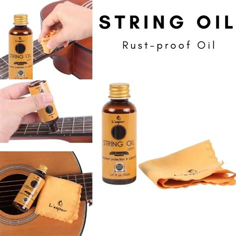 50ml String Oil Guitar Rosy Fingerboard Nursing Oil Rust Proof Fingerboard Lemon Oil Guitarra