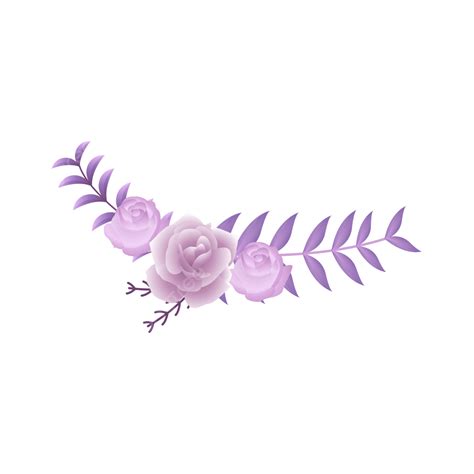 Beau Bouquet De Fleurs Violettes PNG Belle Fleur Violette Fleur