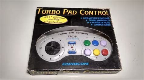 Controle Snes Turbo Pad Tpc Para Da Dynacom Parcelamento Sem Juros