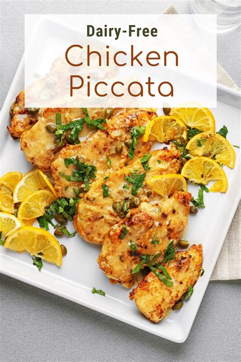 Dairy Free Chicken Piccata Recipe