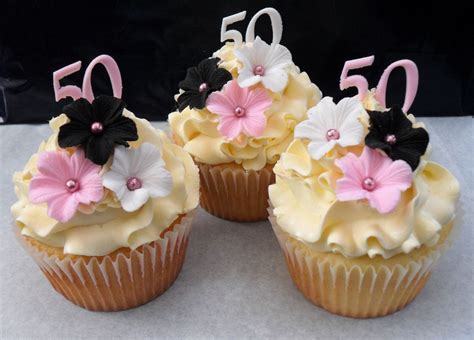 Cupcake Ideas 50th Birthday