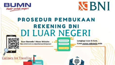 Membuka Akun Bank Di Luar Negeri Bank Bni Cabang Newyork Youtube