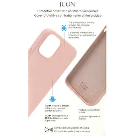 Maska Futrola Puro Icon Za Iphone Pro Max Roze Mob Shop