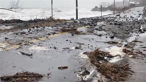 Shore Road in Cape Elizabeth sees damage, flooding during storm ...