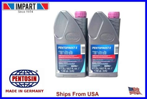 Audi Vw Volkswagen G12 G13 Coolant Antifreeze Violet Purple 1 5l Pentosin Qty 2 Ebay