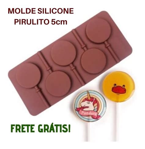 Molde Silicone Pirulito Cavidades Cm De Cristal Mebuscar Brasil