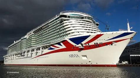 Arvia Awesome Ship Launch Of New P O Cruises Cruise Ship Float Out