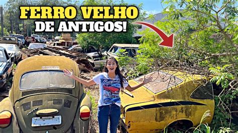 Ferro Velho Muitos Carros Antigos Youtube