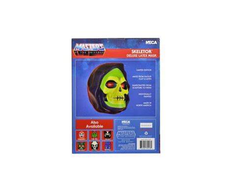 Neca Masters Of The Universe Replica Deluxe Latex Mask Skeletor Neca