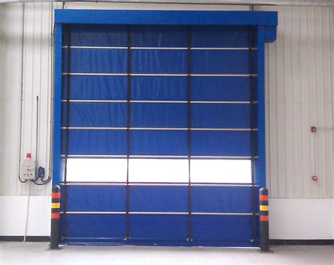 Zipper Industrial Automatic Pvc High Speed Door For Greenhouse